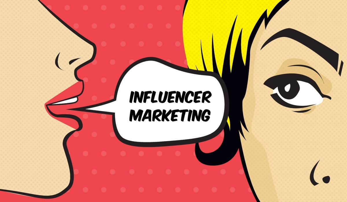 influencer marketing with themed pages