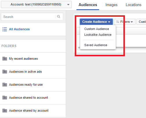 Create custom audience