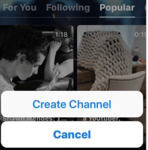 IGTV Create Channel