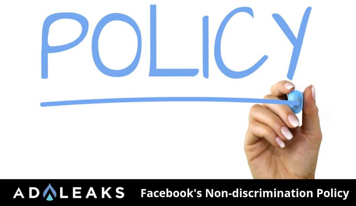 Facebooks Non-discrimination policy