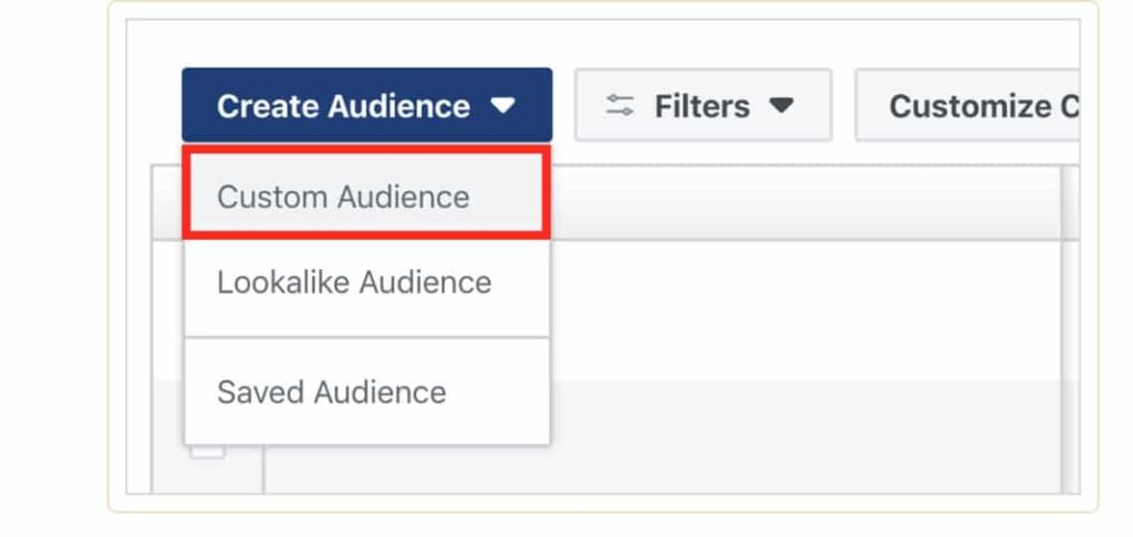 Follow Facebook's step by step instructions to properly set up audience that work for you.
