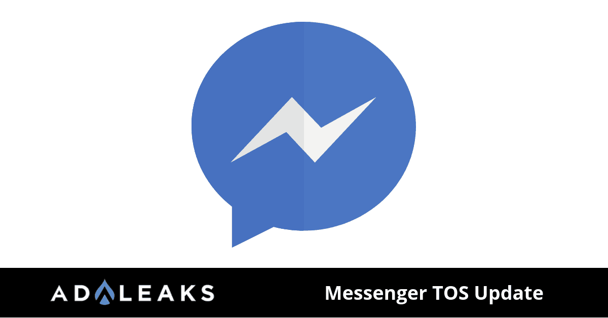 Messenger TOS update