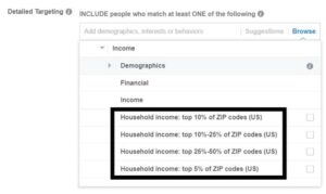 Facebook targeting by income is back in the U.S. This time it's based on average household income by ZIP code. Get all the details in this post.