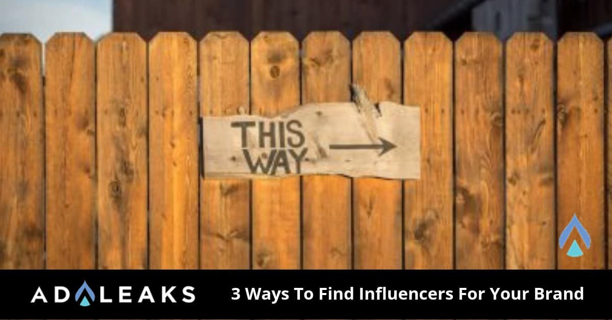 find influencers