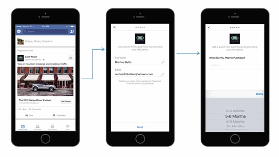 Facebook Lead Form Changes