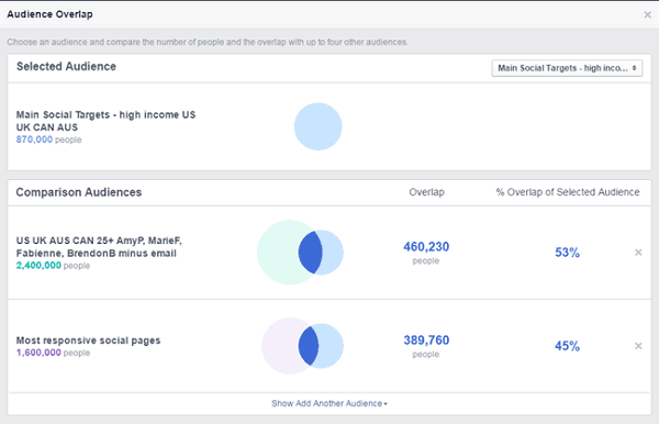 Facebook Audience Overlap