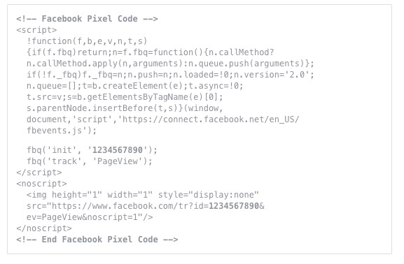 Facebook Pixel 