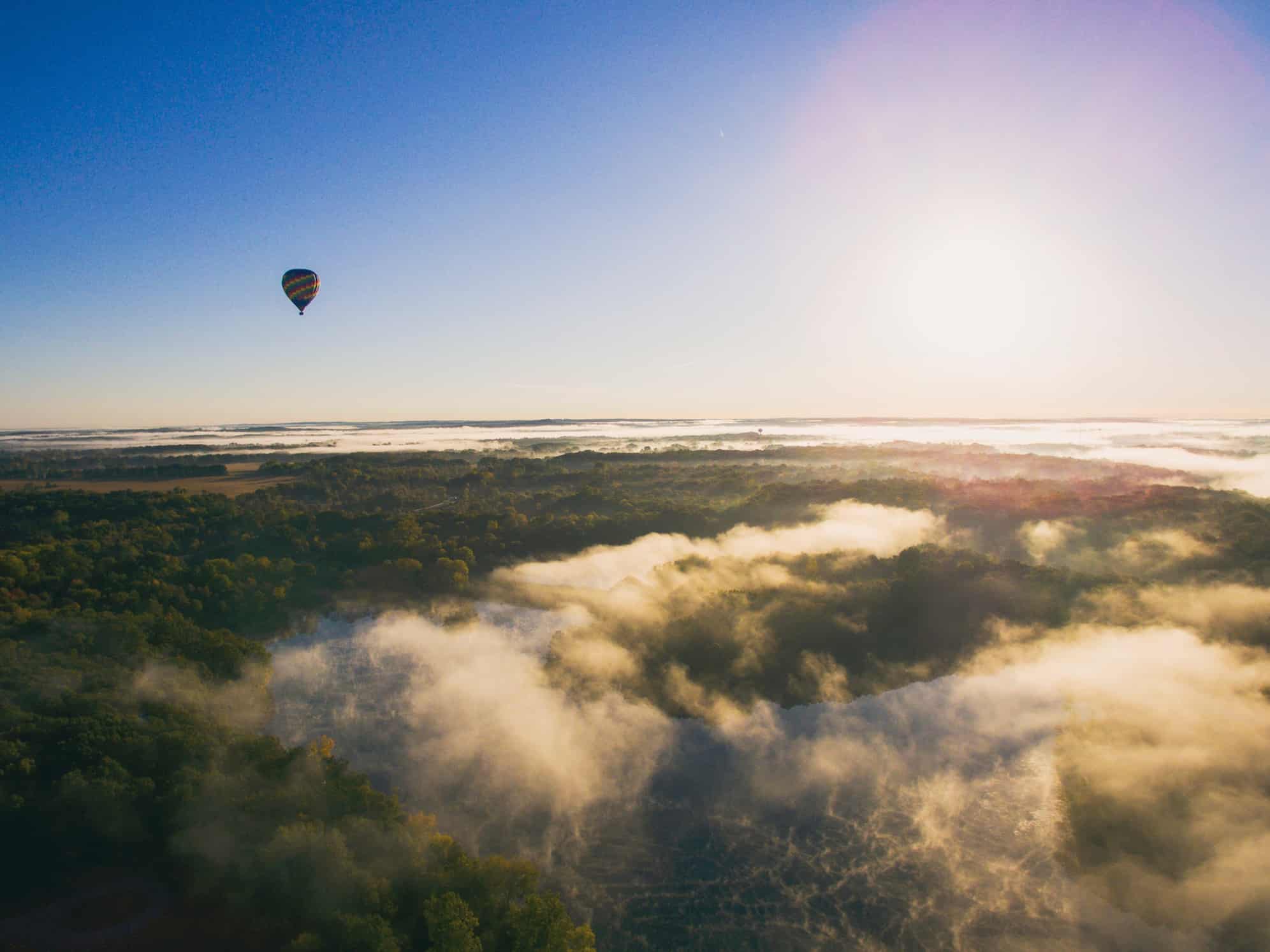 digital advertising basics featured hot air balloon