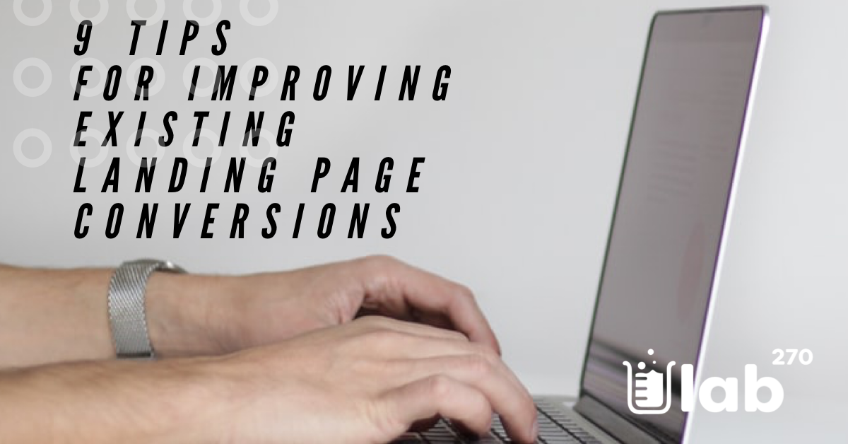 existing landing page conversions lab270 featured