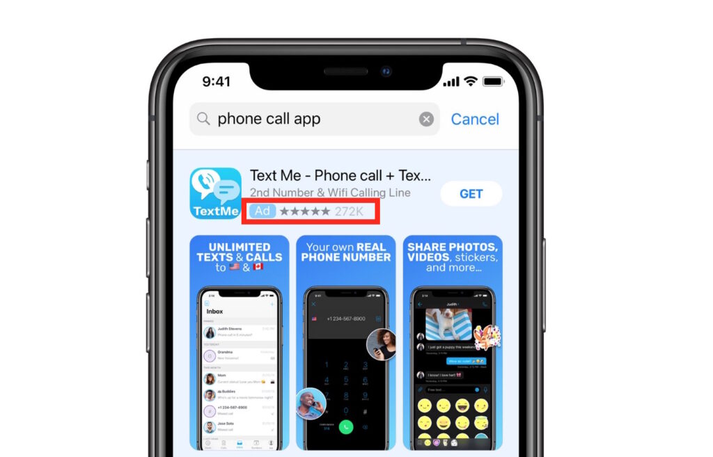 app store ads apple ad