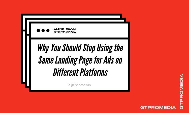 stop using same landing page different platforms featured