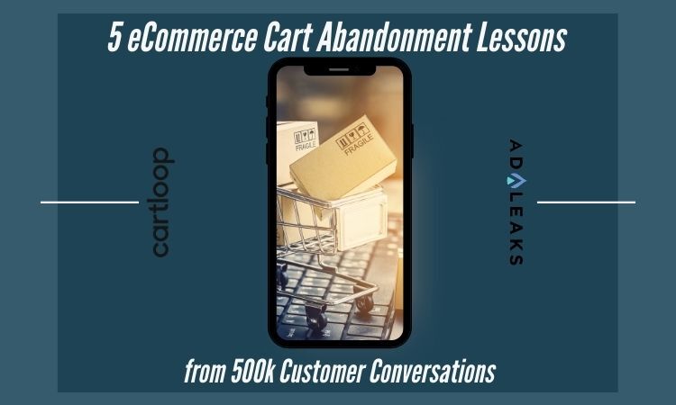 ecommerce cart abandonment lessons from 500k customer conversations cartloop