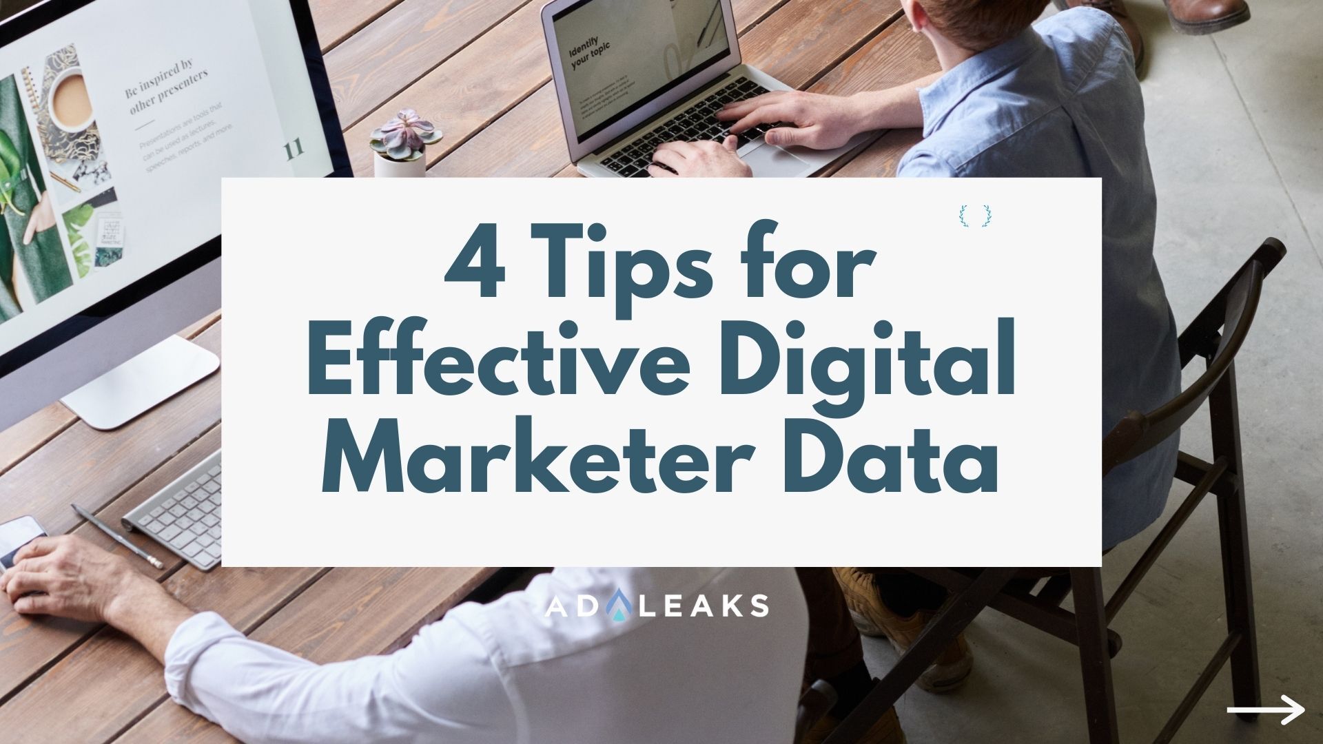 4 tips digital marketer data