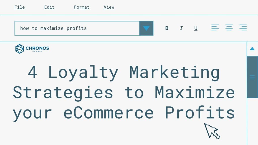 4 Loyalty Marketing Strategies to Maximize Your eCommerce Profits￼