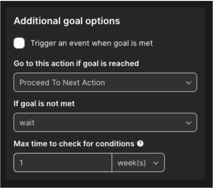 additional goal options 1