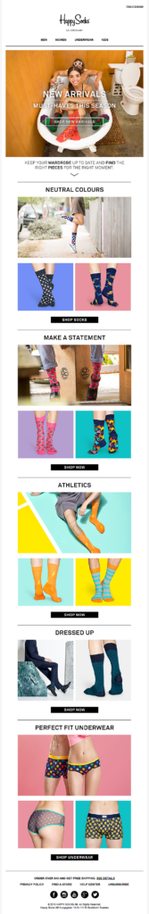 fomo marketing happy socks 