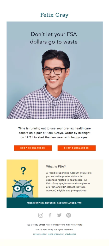 felix gray reengaagement emails