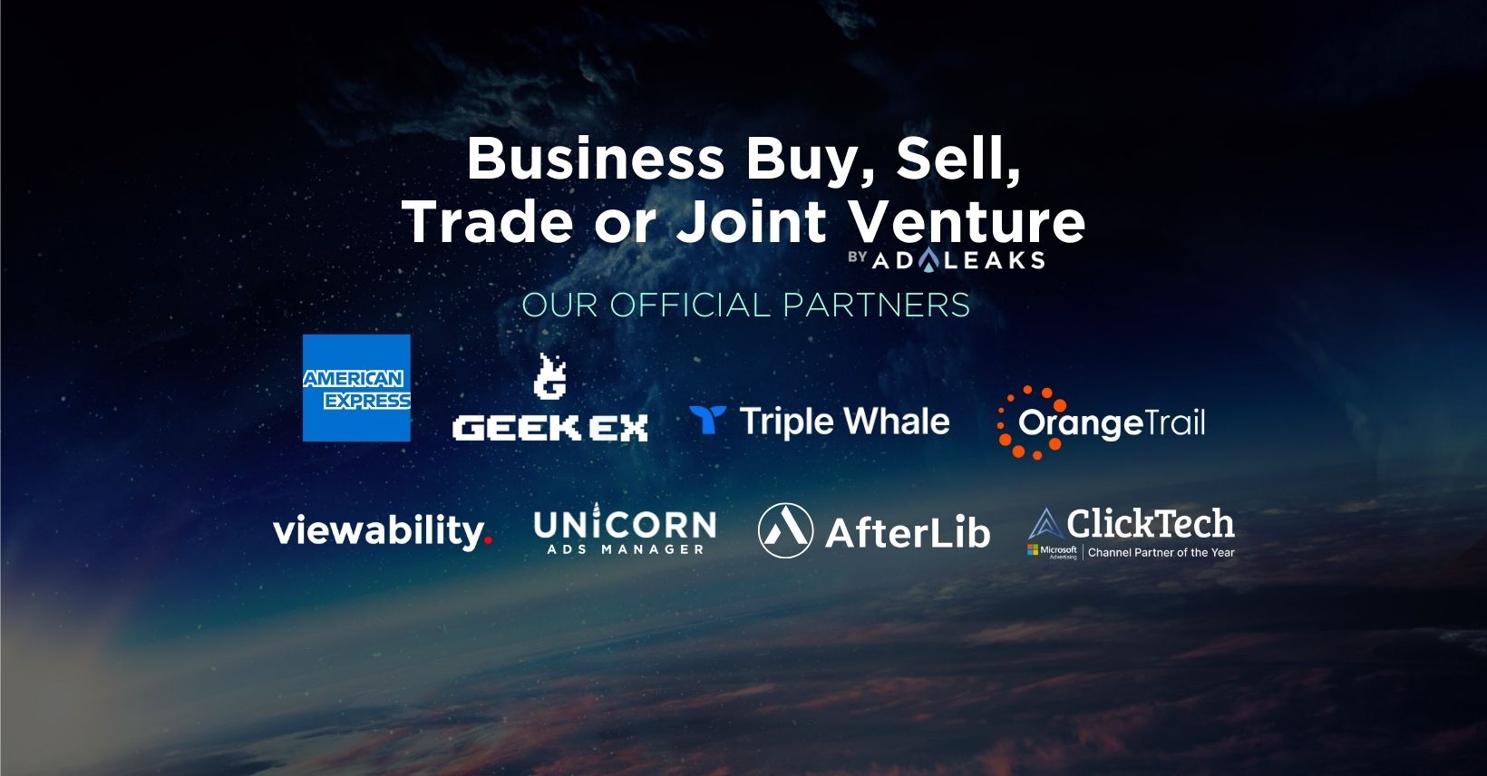 business buy, sell, trade or joint venture