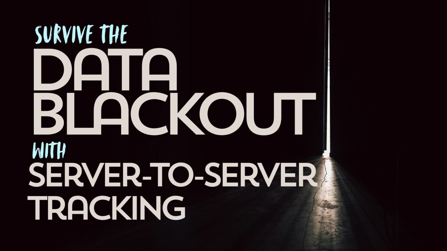 Survive the Data Blackout with Server-to-Server Tracking Survive the Data Blackout with Server-to-Server Tracking