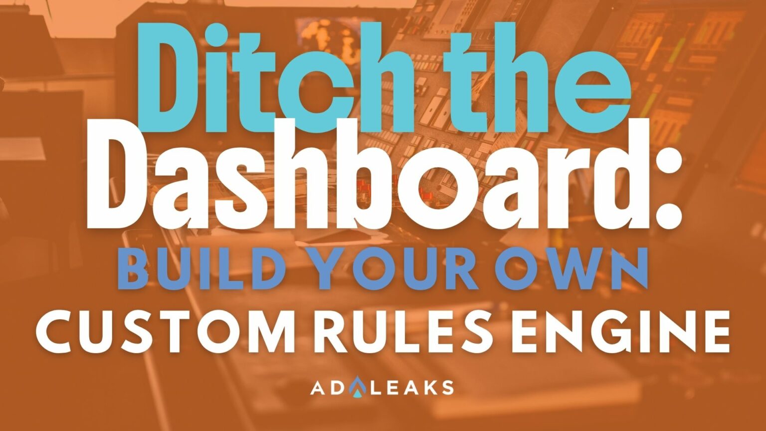 ditch the dashboard
